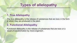 allelopathy pronunciation|types of allelopathy.